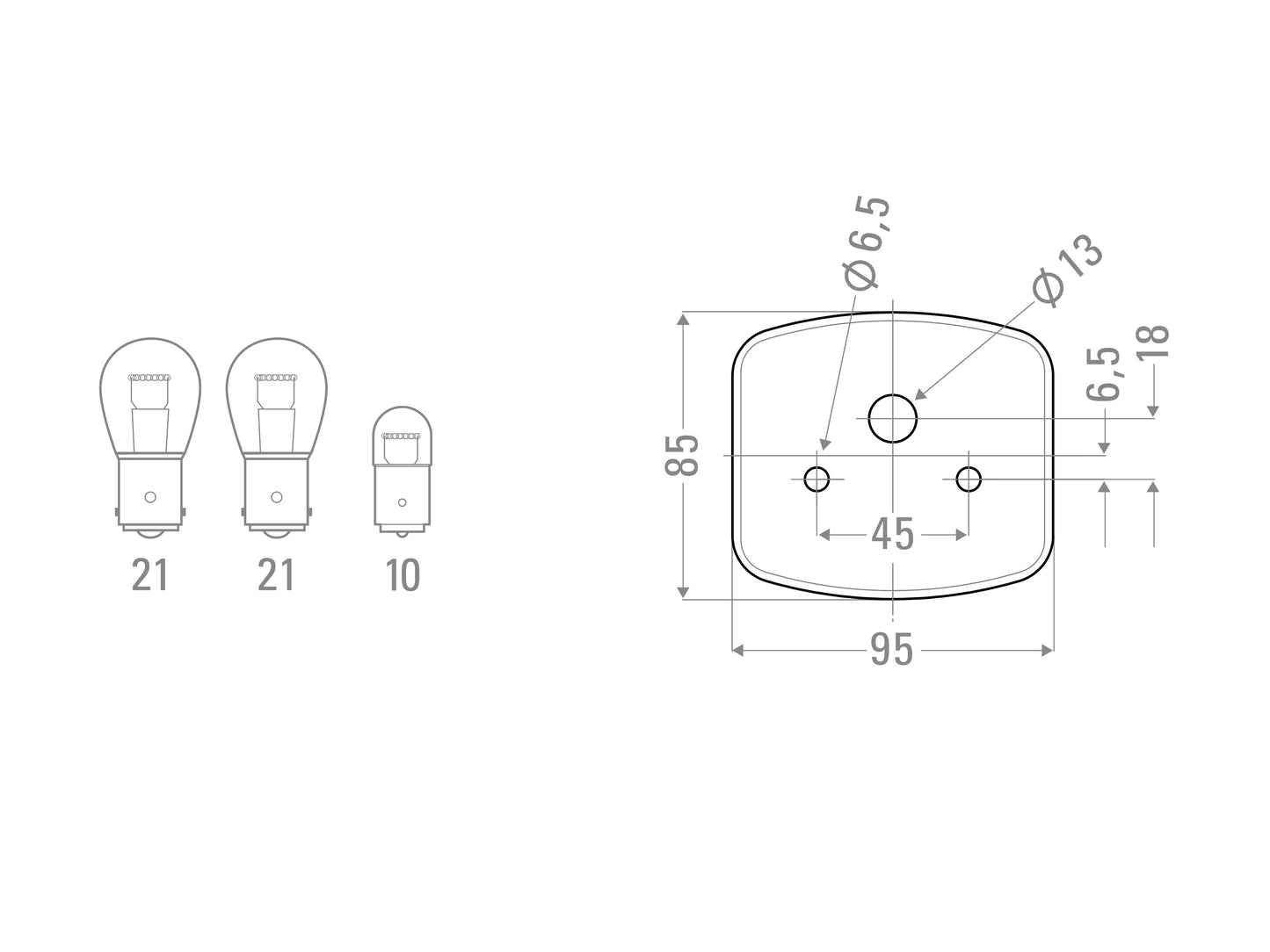 Multifunkční světlo BBS95