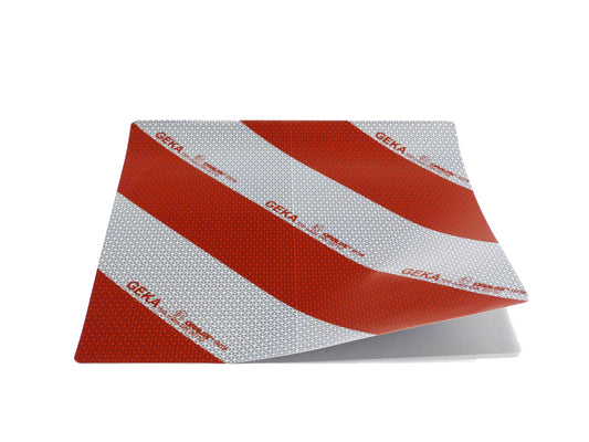 Warnfolie Selbstklebend 423mm Links + Rechtsabweisend