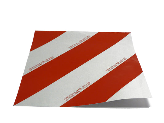 Warnfolie Selbstklebend 423mm Links + Rechtsabweisend