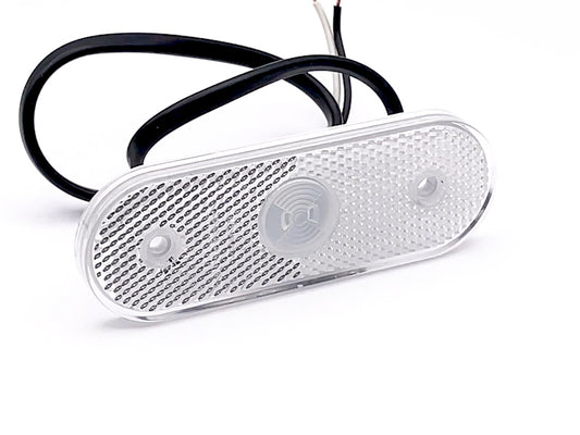 Feu de gabarit LED plat blanc