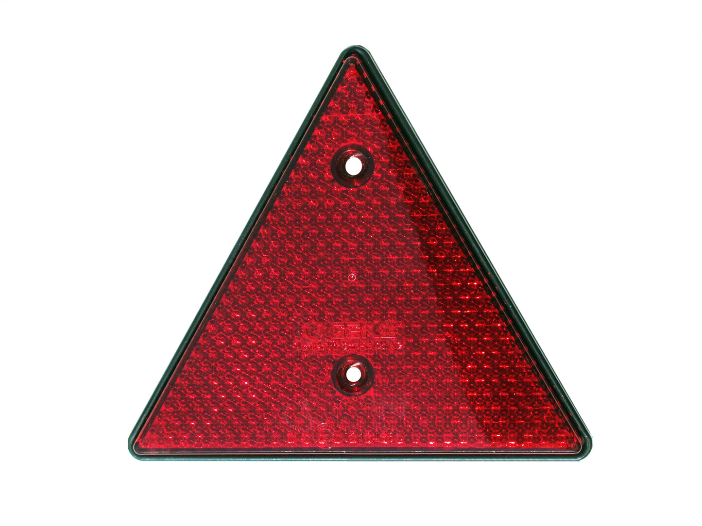 Reflector Triangular Red