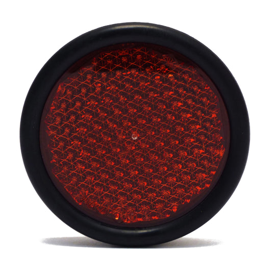 Reflector 92mm Round Red Rubber Protective Socket