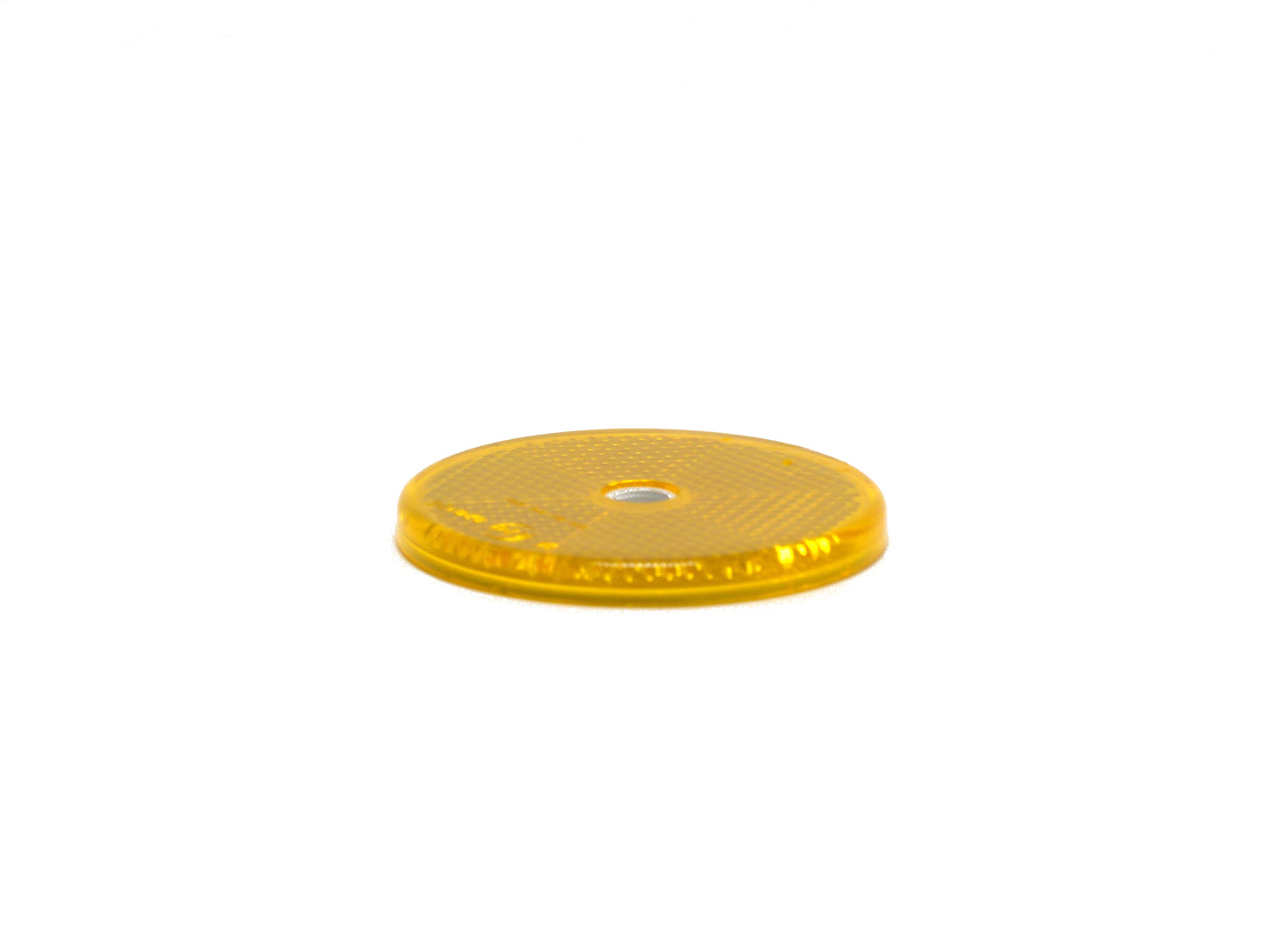 Reflector 60mm round yellow