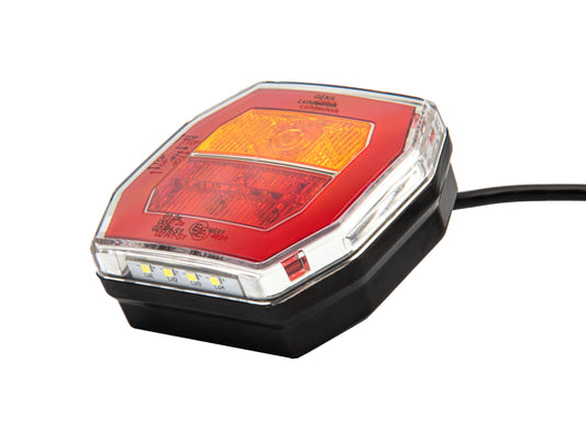 LED Mehrfunktionsleuchte OCTAGON mit Kennzeichenlicht