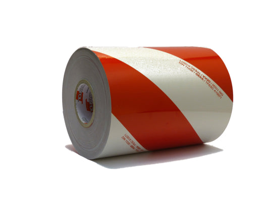 Reflective foil roll Self-adhesive 282mm pointing left.