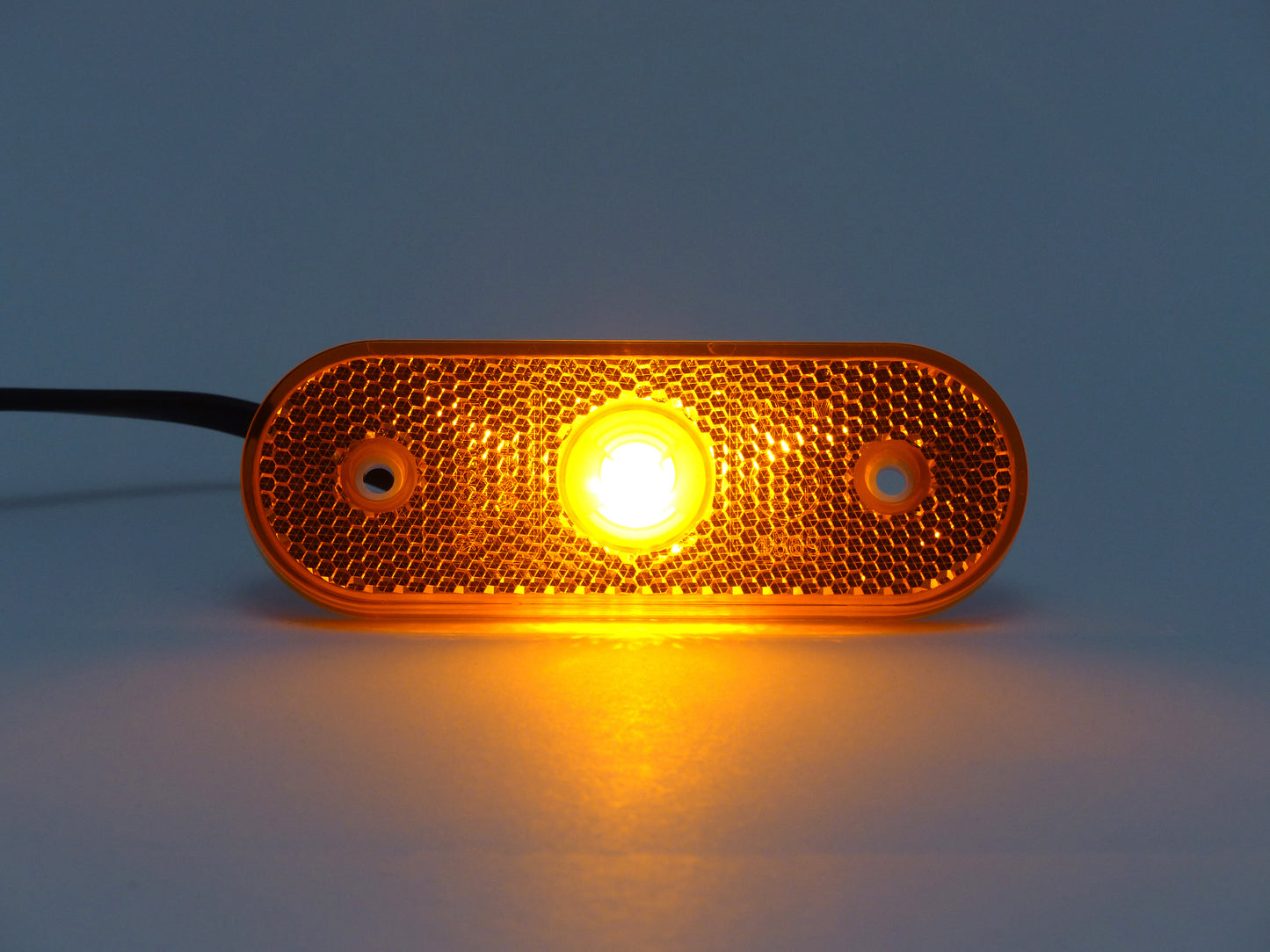 LED markeringslicht plat oranje