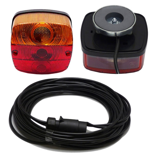 Anhänger-Leuchten-Set magnetisch mit Mehrfunktionsleuchte 123