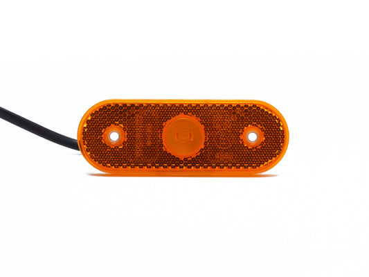 LED marker light flat orange