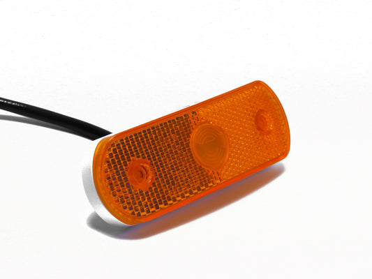 LED Begrenzungsleuchte Gewölbt Orange